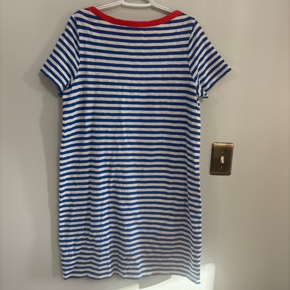 Boden Georgia Jersey T-shirt Cotton Dress blue Stripe Size 12 - Picture 7 of 7